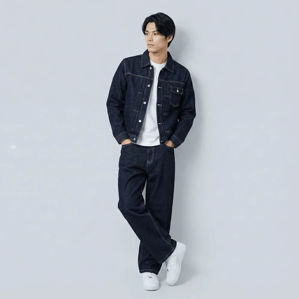 Nanten - Chaqueta de denim japonés 14oz