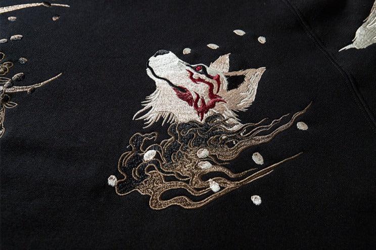 Yamabuki - Sudadera con capucha bordada