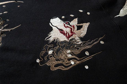 Yamabuki - Sudadera con capucha bordada