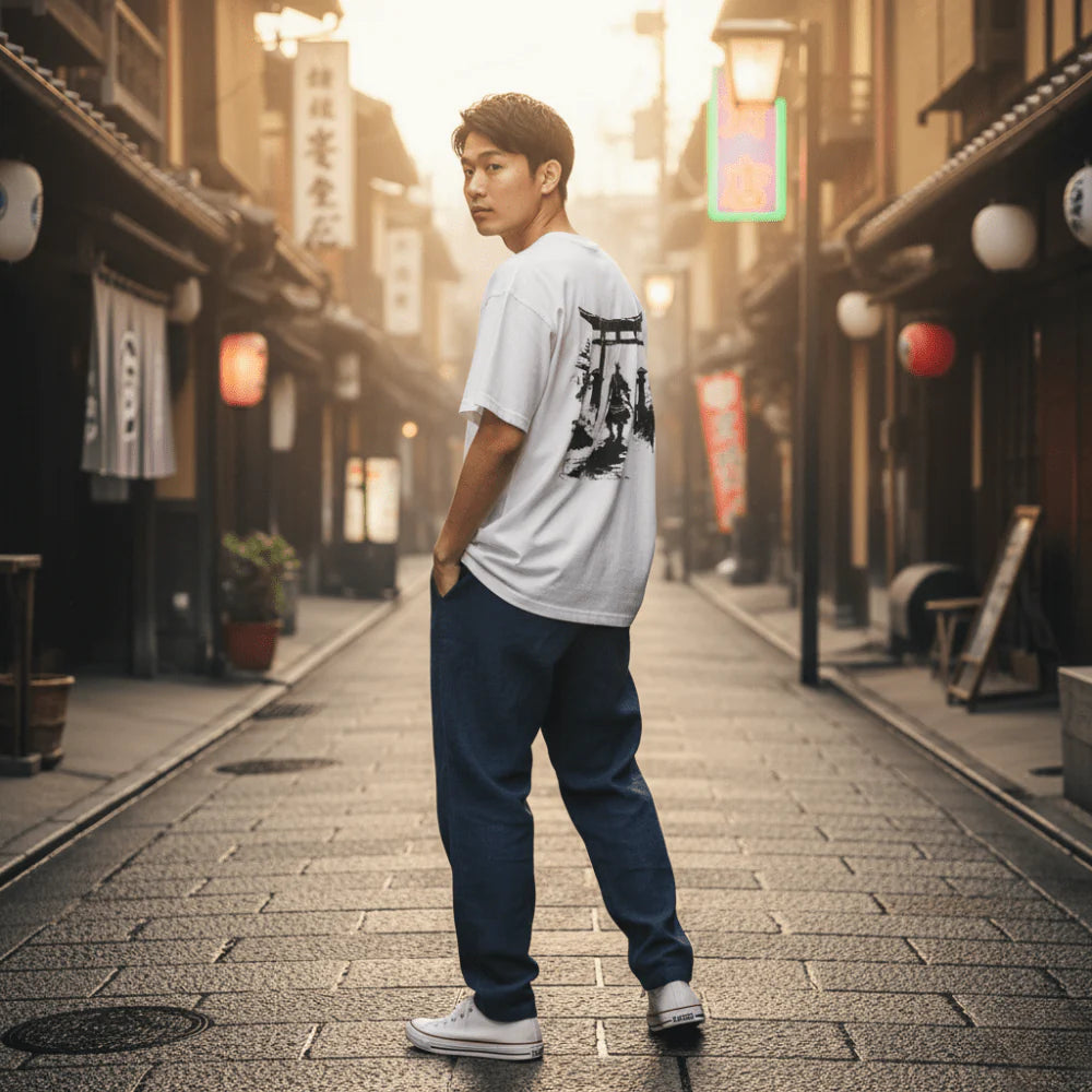 Botan - T-shirt giapponese oversize