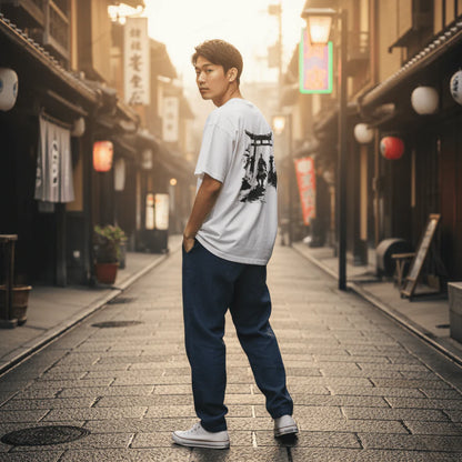 Botan - T-shirt giapponese oversize