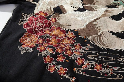 Yamabuki - Sudadera con capucha bordada