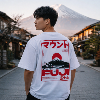 Fuji Ume - T shirt giapponese oversize