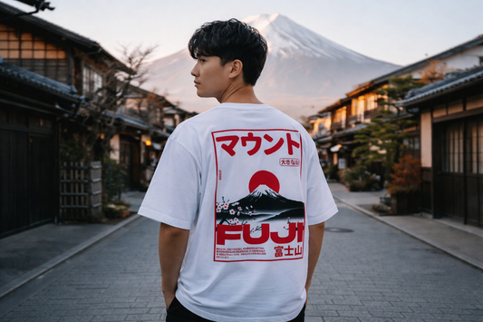 Fuji Ume - Camiseta japonesa oversize