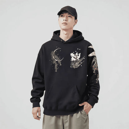 Yamabuki - Sudadera con capucha bordada