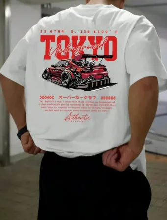 Benibana Drift – Camiseta Japonesa Racing Tokyo