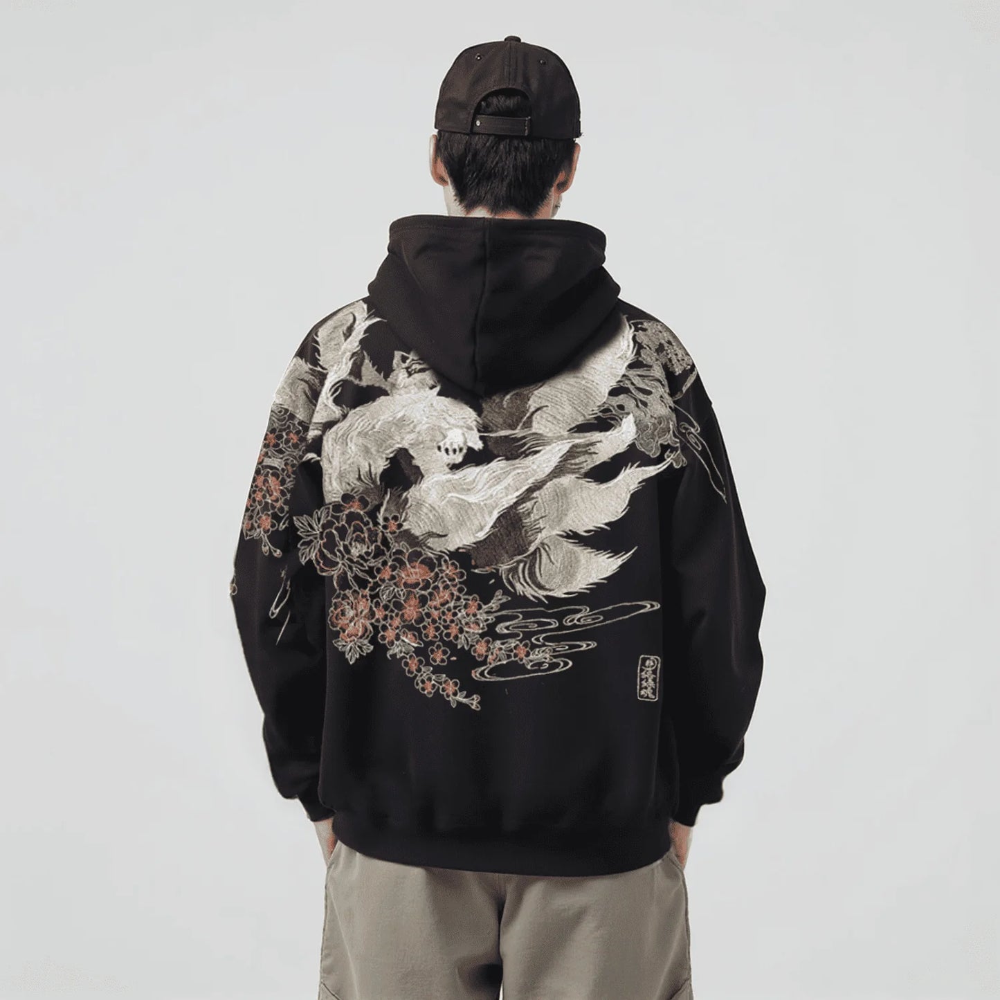 Yamabuki - Sudadera con capucha bordada