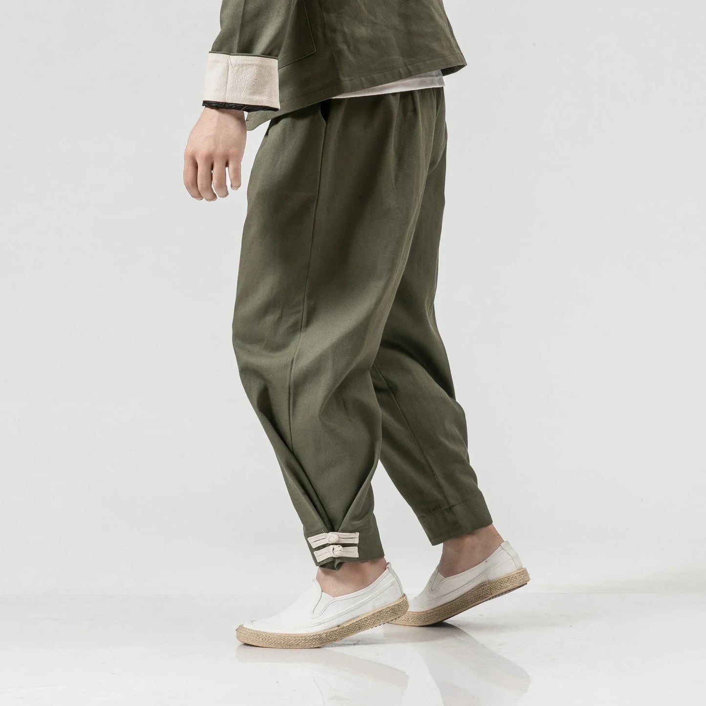 Ume – Conjunto Oriental Tang de Chaqueta y Pantalón