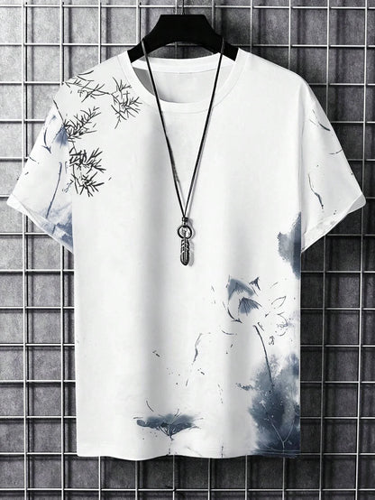 T-Shirt Oversize Stampa 3D Stile Antico — Harajuku Streetwear Uomo e Bambino