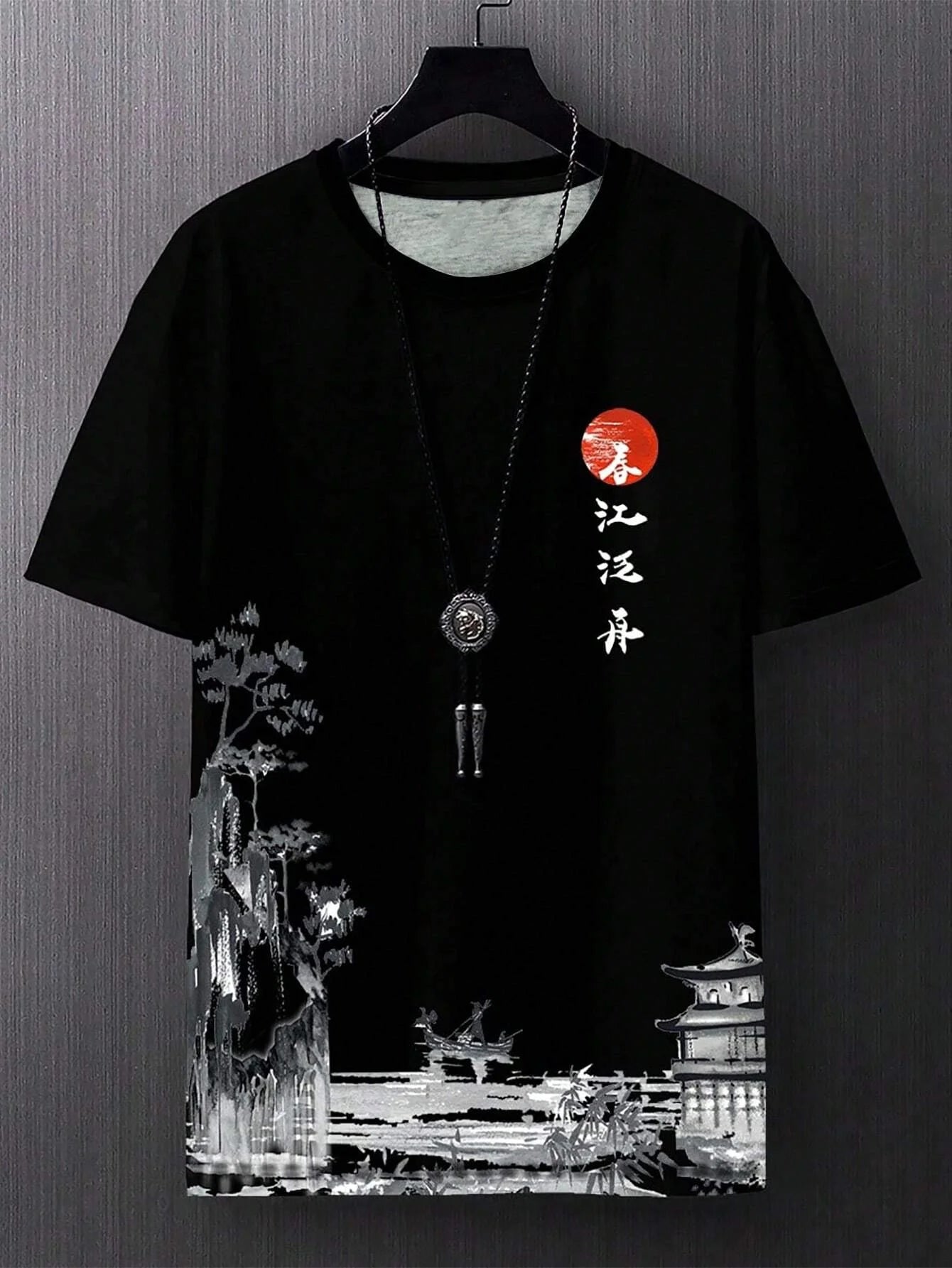 T-Shirt Oversize Stampa 3D Stile Antico — Harajuku Streetwear Uomo e Bambino