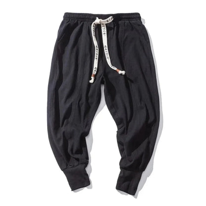 RIKU Pantaloni harem da uomo in cotone