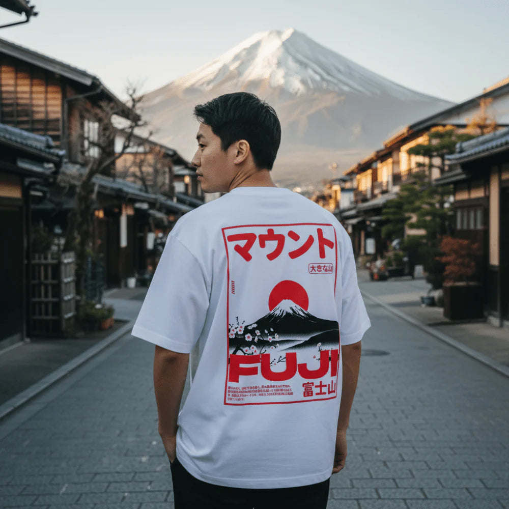 Fuji Ume - Camiseta japonesa oversize