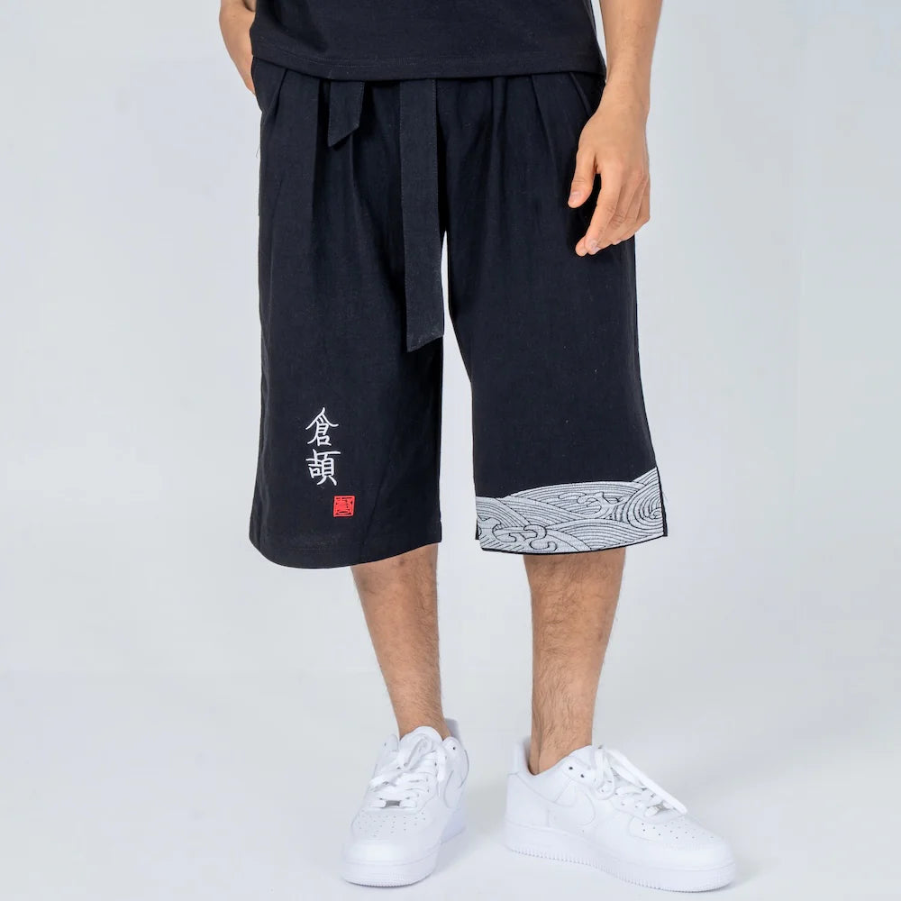 Taro – Comfortable Japanese Three-Quarter Length Trousers
