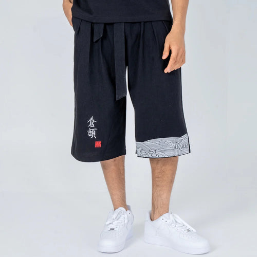 Taro – Comfortable Japanese Three-Quarter Length Trousers