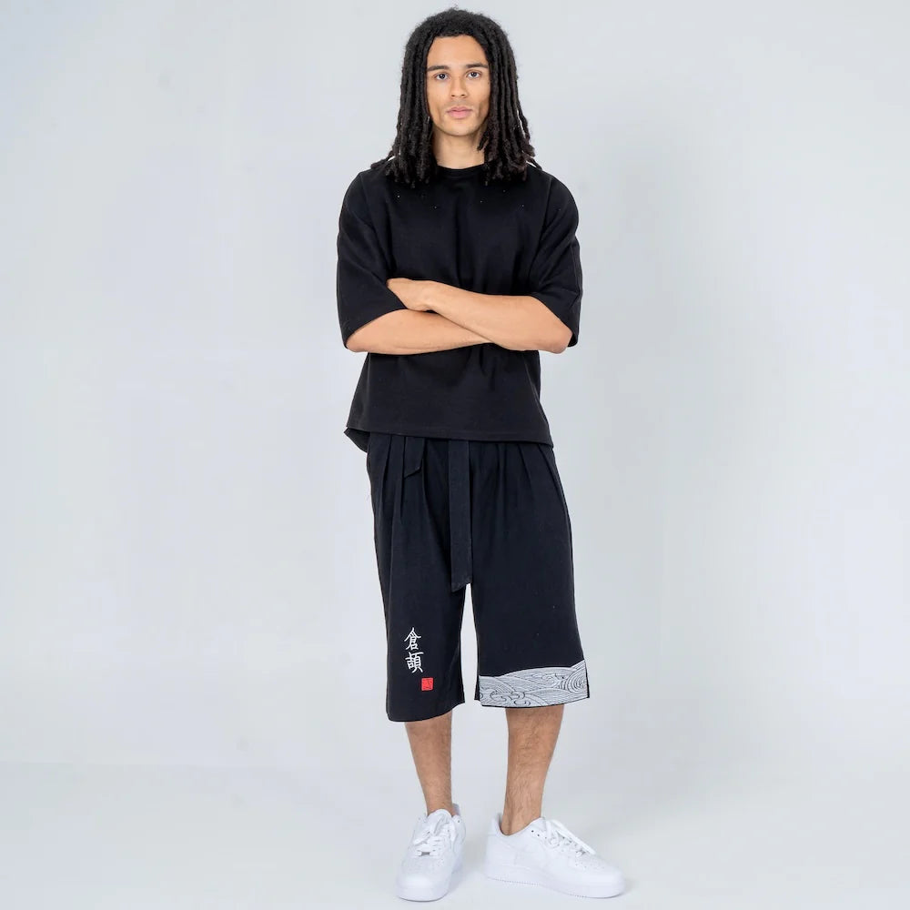 Taro – Comfortable Japanese Three-Quarter Length Trousers