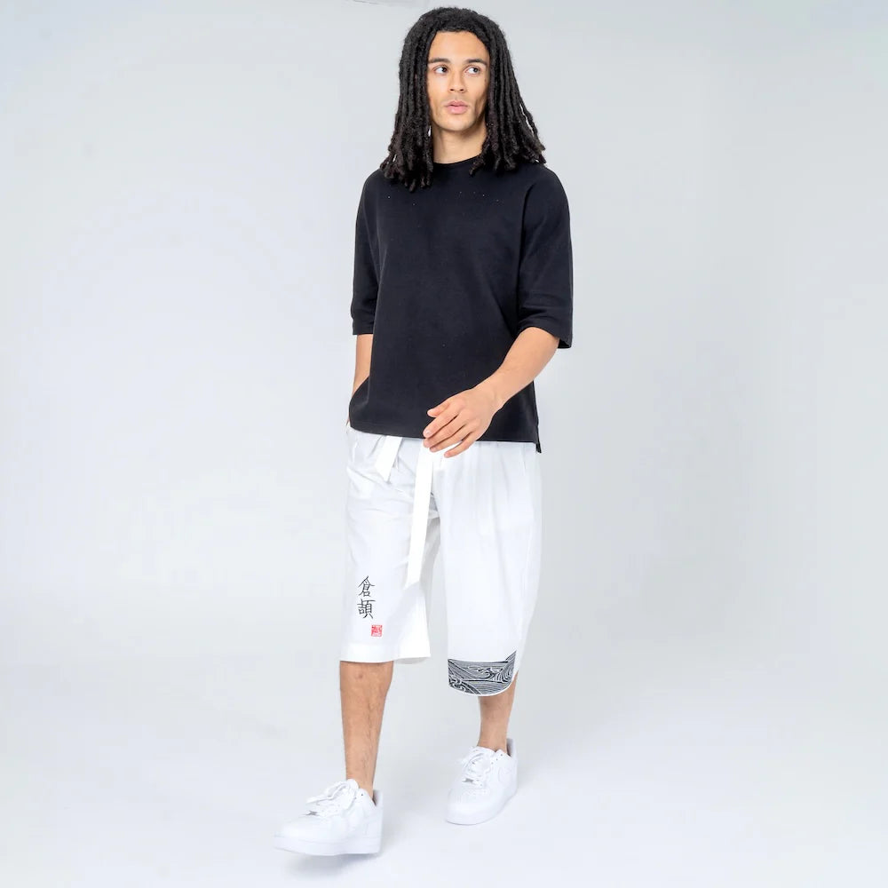 Taro – Comfortable Japanese Three-Quarter Length Trousers