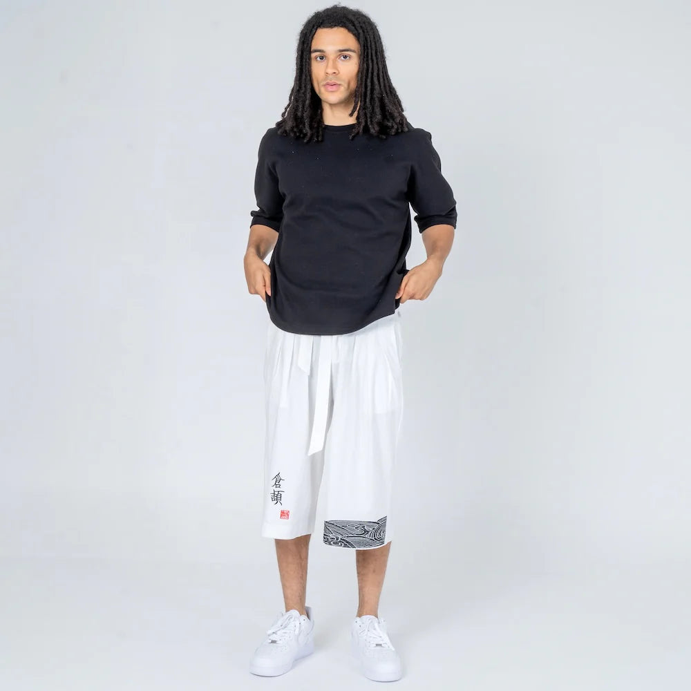Taro – Comfortable Japanese Three-Quarter Length Trousers
