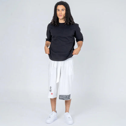 Taro – Comfortable Japanese Three-Quarter Length Trousers