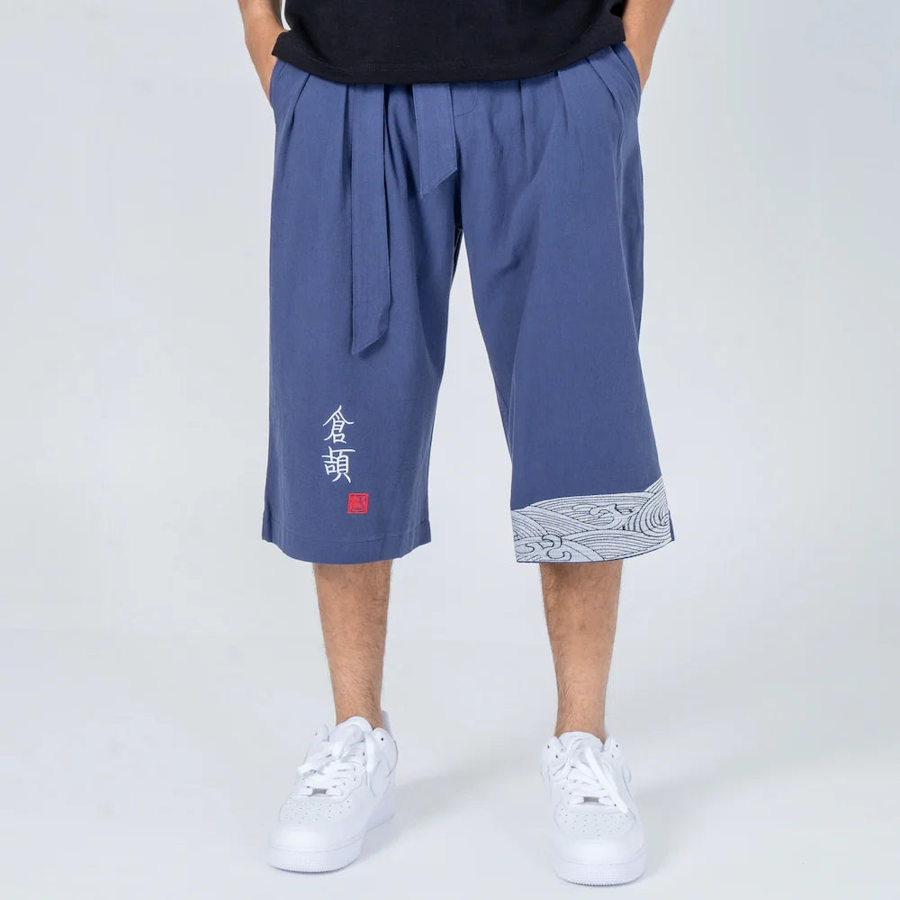 Taro – Comfortable Japanese Three-Quarter Length Trousers