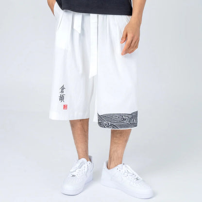 Taro – Comfortable Japanese Three-Quarter Length Trousers